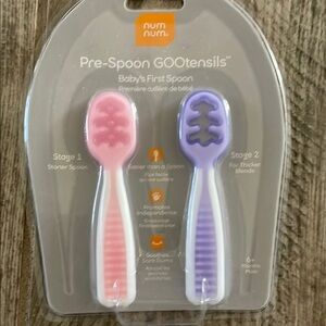 Pink and Purple Textured GOOtensils for Easy Feeding